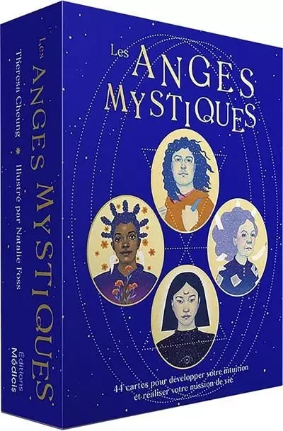 Les Anges mystiques - 44 cartes pour développer votre intuition et réaliser votre mission de vie - Theresa Cheung - Dervy