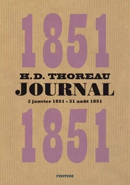 Journal 2 janvier 1851 - 31 août 1851 - Volume 5