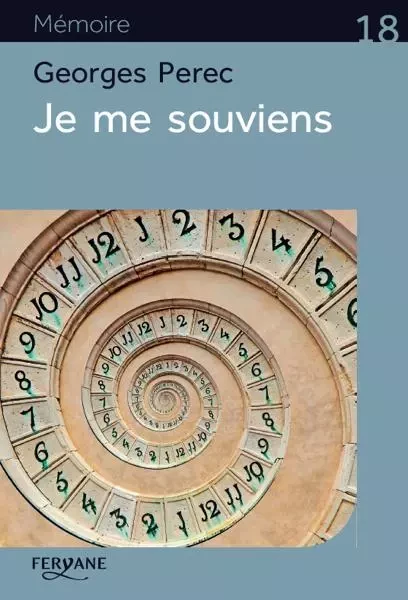 JE ME SOUVIENS -  PEREC - FERYANE