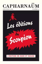 CAPHARNAUM 4 - LES EDITIONS DU SCORPION