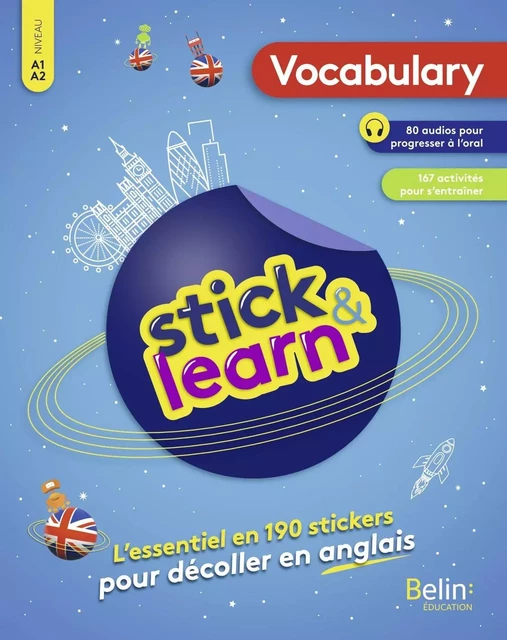 STICK & LEARN VOCABULARY - Emmanuelle Petit - BELIN EDUCATION