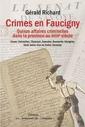 Crimes en Faucigny