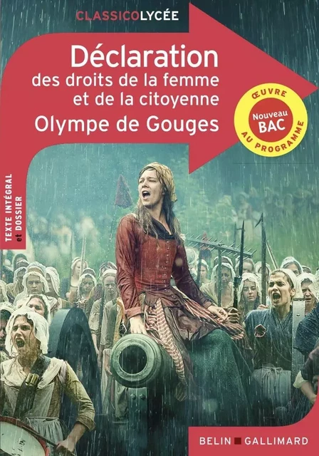 Déclaration des droits de la femme et de la citoyenne -  Olympe de Gouges - BELIN EDUCATION