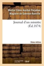 Journal d'un ministre 2e édition