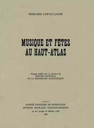 Musique et fêtes au Haut-Atlas