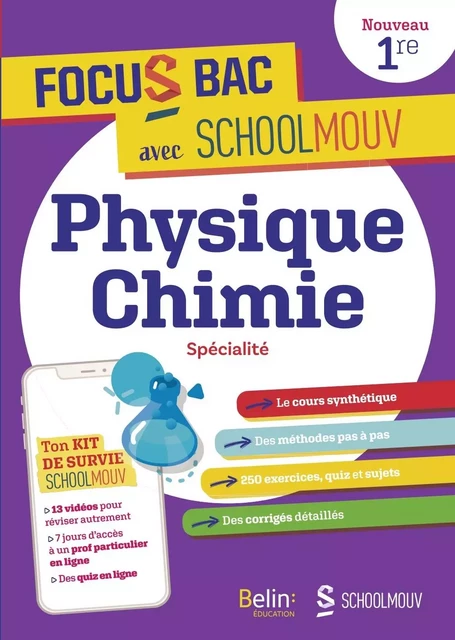 FOCUS BAC Physique-Chimie Spécialité Première - Benjamin Presson - BELIN EDUCATION