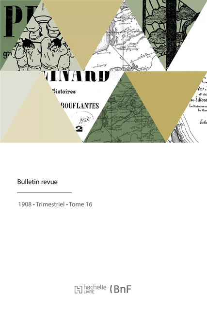 Bulletin revue -  Société d'émulation du Bourbonnais - HACHETTE BNF