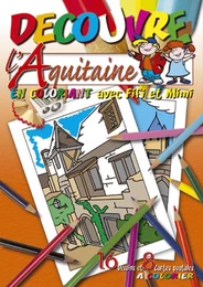 Découvre l'Aquitaine en coloriant avec Fifi et Mimi