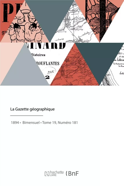 La Gazette géographique - Édouard Marbeau, Georges Demanche - HACHETTE BNF