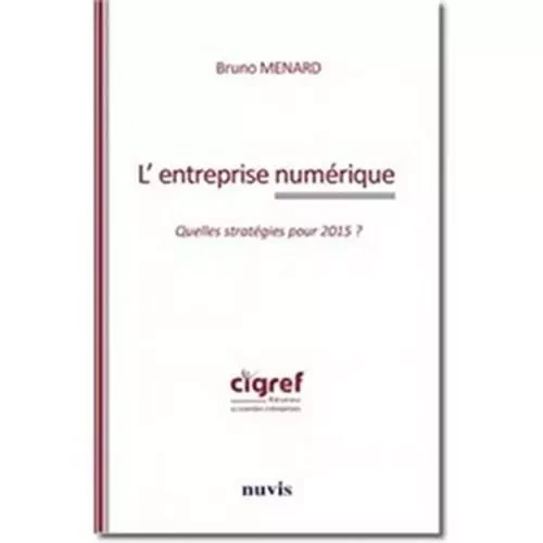 L'entreprise numérique. Quelle stratégies pour 2015? -  Collectif, Bruno Menard - NUVIS