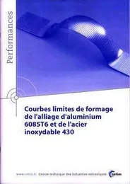 Courbes limites de formage de l'alliage d'aluminium 6085T6 et de l'acier inoxydable 430