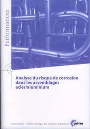 ANALYSE DU RISQUE DE CORROSION DANS LES ASSEMBLAGES ACIER ALUMINIUM PERFORMANCES 9Q112