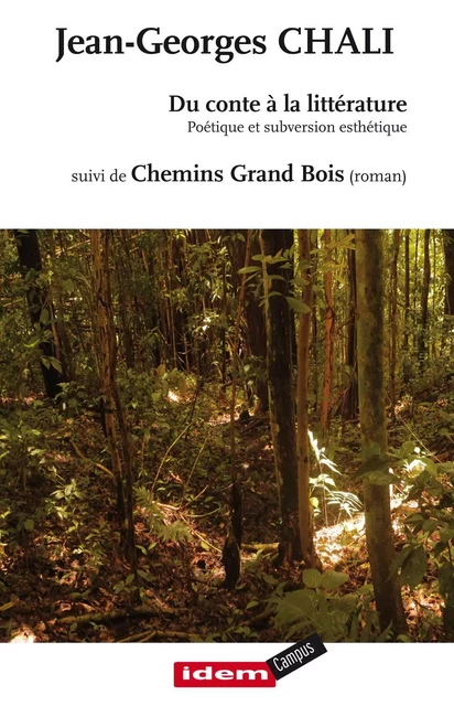 DU CONTE A LA LITTERATURE suivi de CHEMINS GRAND BOIS - JEAN-GEORGES CHALI - IDEM