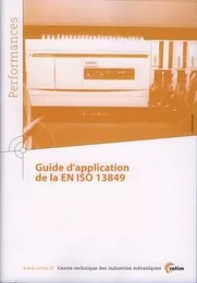 Guide d'application de la EN ISO 13849