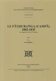 Le Panduranga (Campa) 1802-1835