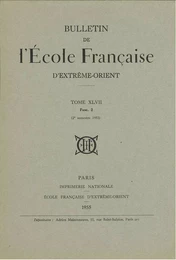 Bulletin de l'École française d'Extrême-Orient (1953) n° 47-2