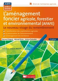 L'aménagement foncier agricole, forestier et environnemental