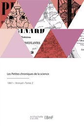 Les petites chroniques de la science