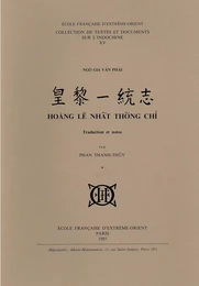 Hoang Le Nhat Thong Chi  (Tome 1)