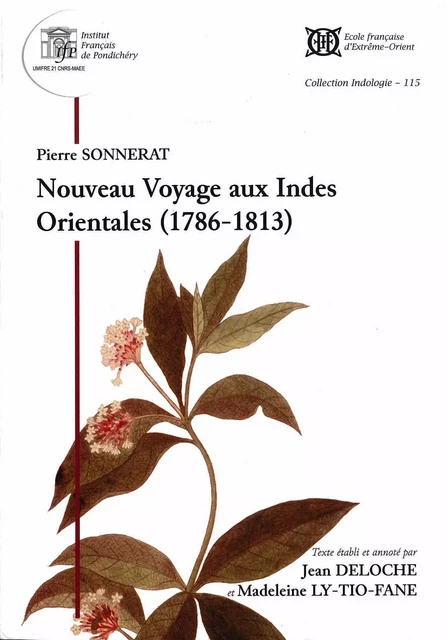 Nouveau Voyage aux Indes Orientales (1786-1813) - Pierre Sonnerat - EFEO