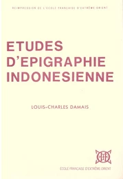 Etudes d'épigraphie indonésienne