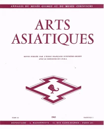 ARTS ASIATIQUES n° 11-2 (1978)