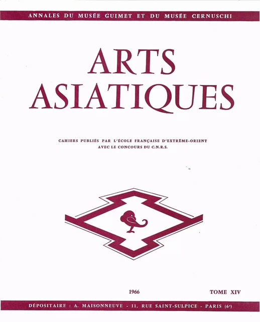 ARTS ASIATIQUES no. 14 (1966) -  Collectif - EFEO