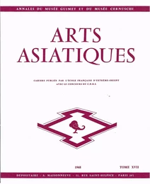 ARTS ASIATIQUES no. 17 (1968)