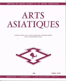 ARTS ASIATIQUES no. 18 (1968)