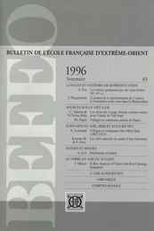 Bulletin EFEO 83 (1996)