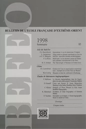 Bulletin de l'École française d'Extrême-Orient (1998) n° 85