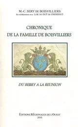 Chronique de la famille de Boisvilliers