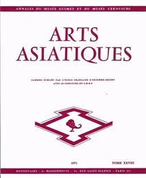 ARTS ASIATIQUES no. 28 (1973)