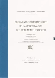 Documents topographiques de la Conservation des monuments d'Angkor