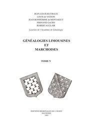 Généalogies Limousines et Marchoises T05