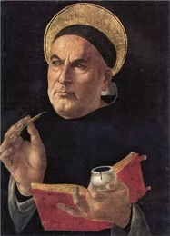 Image de saint Thomas d'Aquin le docteur des docteurs en théologie par lot de 20 ex - F115A