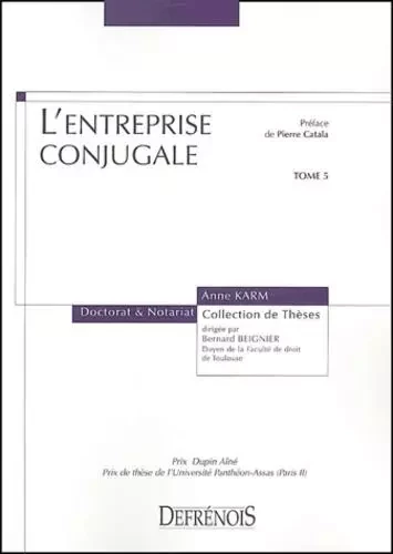 l'entreprise conjugale -  Karm a. - DEFRENOIS