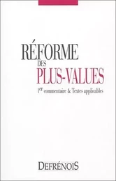 la réforme des plus-values