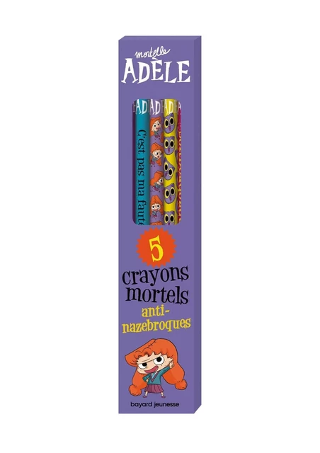 Crayons Mortelle Adèle -  Mr Tan - BAYARD JEUNESSE