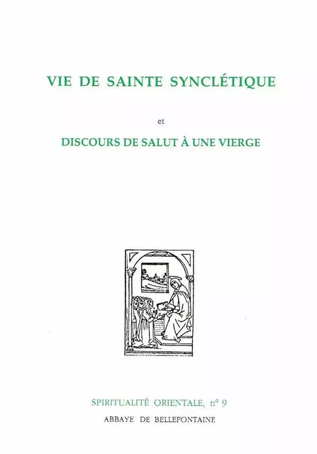 VIE DE SAINTE SYNCLETIQUE -  Collectif - BELLEFONTAINE59