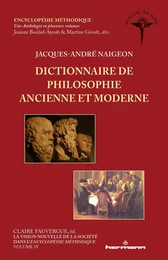 Dictionnaire de philosophie ancienne et moderne