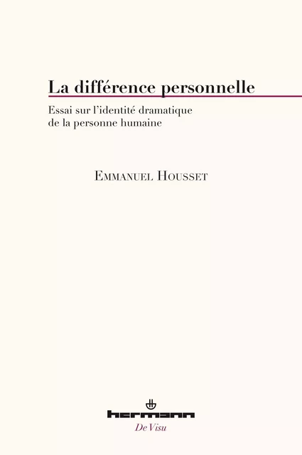 La différence personnelle - Emmanuel Housset - HERMANN