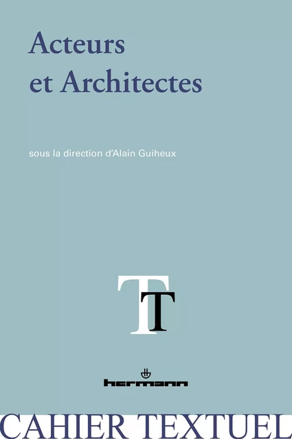 Acteurs et Architectes -  - HERMANN