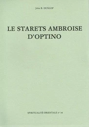 LE STARETS AMBROISE D'OPTINO