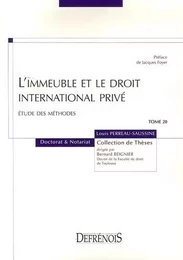 L'IMMEUBLE ET LE DROIT INTERNATIONAL PRIVÉ