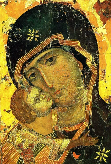 Image de la mère de Dieu de Vladimir par lot de 20 - F107a -  Collectif - RA IMAGE