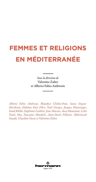 Femmes et religions en Méditerranée -  - HERMANN