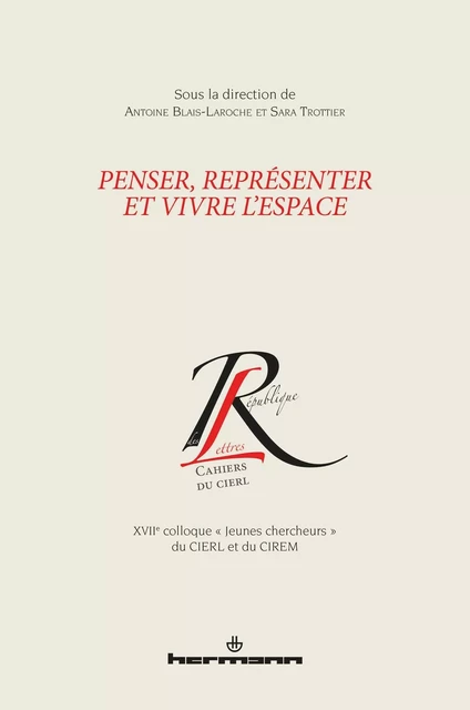 Penser, représenter et vivre l'espace -  - HERMANN