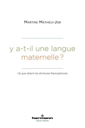 Y a-t-il une langue maternelle?