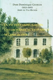 LA VIE DES COMMUNAUTES CISTERCIENNES AU XVIIE SIECLE - 54 CARTES DE VISITE